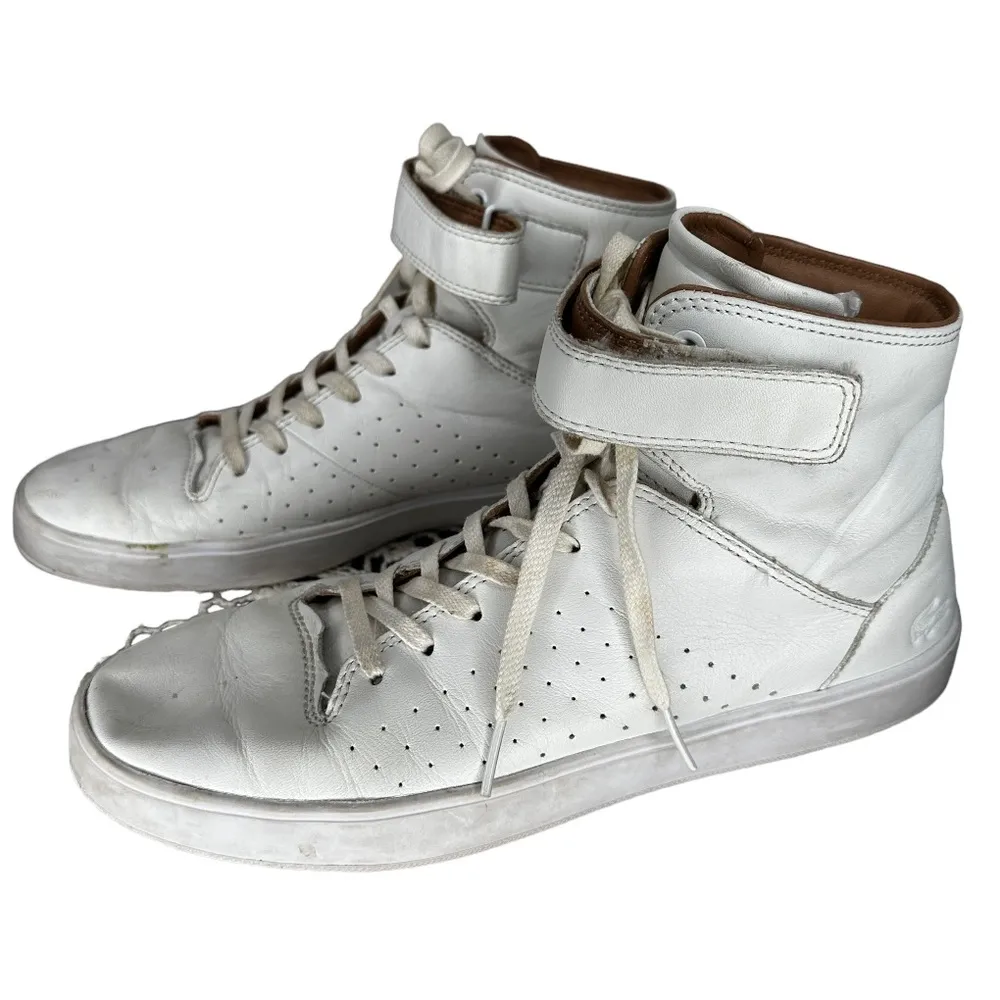Lacoste‎ Leather High Top Athletic Shoes - Image 4