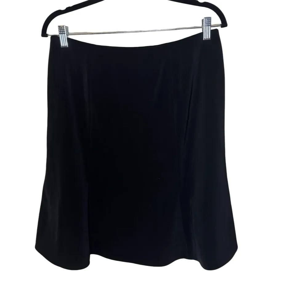 NWT White House Black Market Flared Pencil Skirt Black Size 8 - Image 4