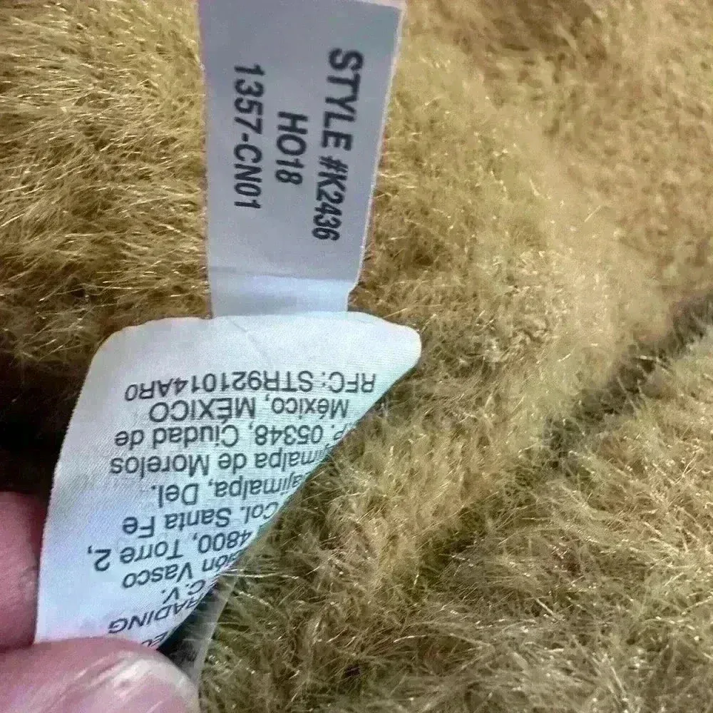 J.Crew Point Sur Fuzzy Mohair Wool Zip Front Sweater | Camel Tan Jacket | j crew - Image 4