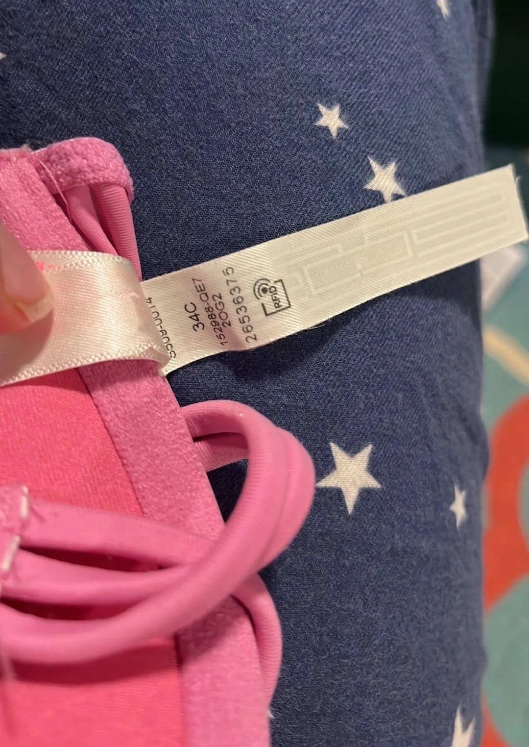 PINK Snap in the Front Bra - Image 5