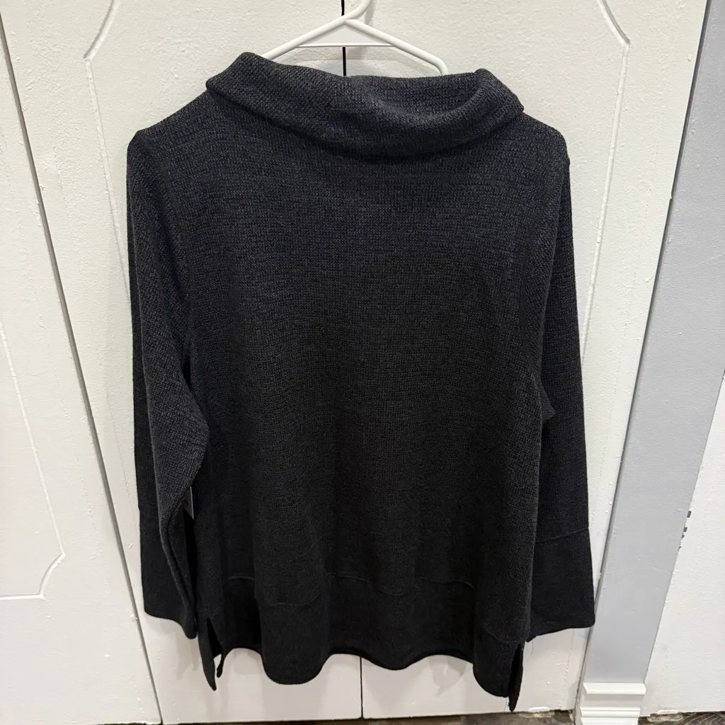 Sonoma NWT  Black Cowl Neck Long Sleeve Sweater - Image 2