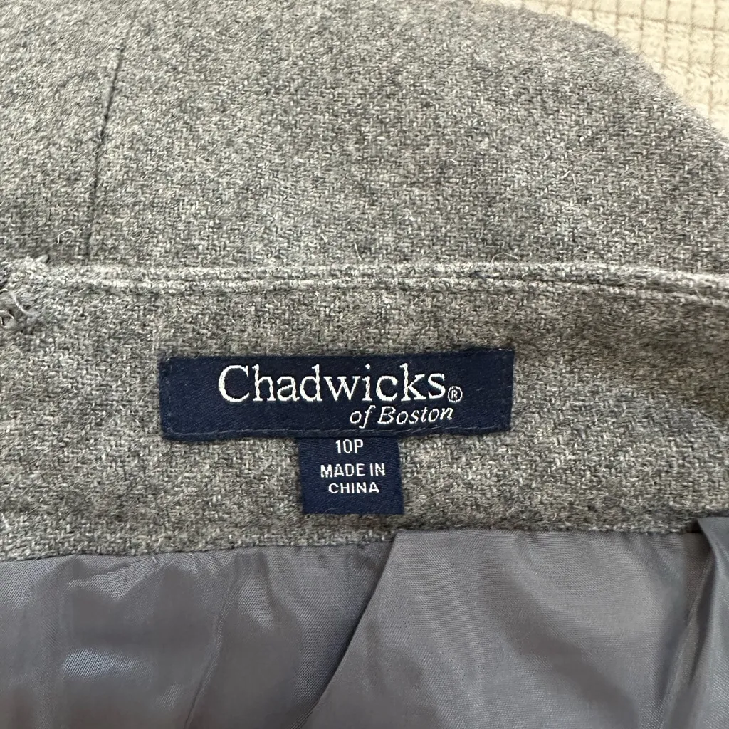 Chadwick’s Gray Wool Skirt - Image 4