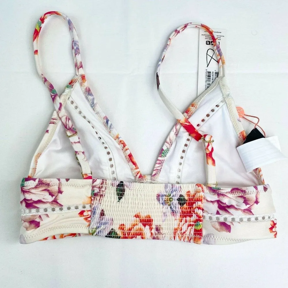 Mink Pink Holiday Fling Triangle Bikini Top Women's Size Extra Small XS - Image 8