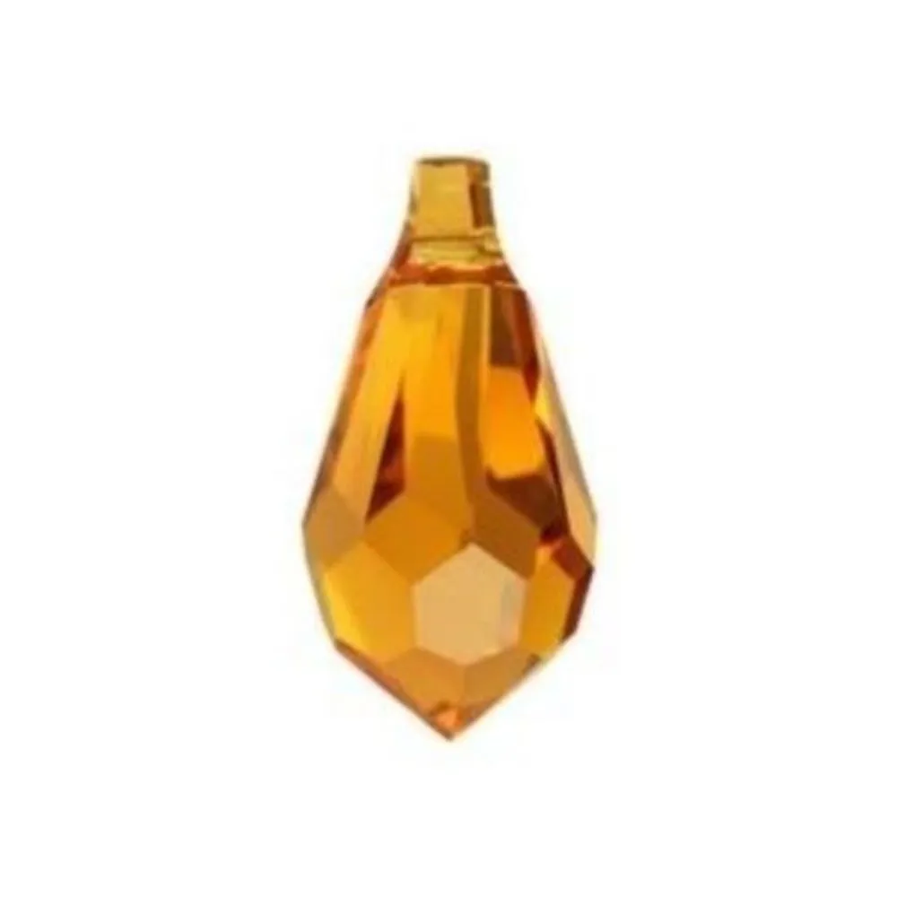 Swarovski Elements Crystal Sterling Silver Chain Threader Teardrop Earrings Silver - Image 8