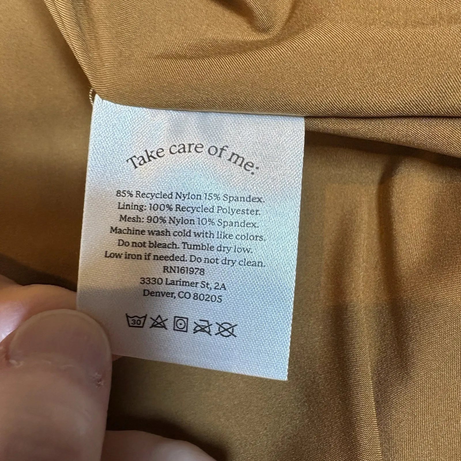 Halfdays Tan Nan Field Jacket Sz XS Women's Nylon Blend Lightweight UPF 50 $145 - Image 3