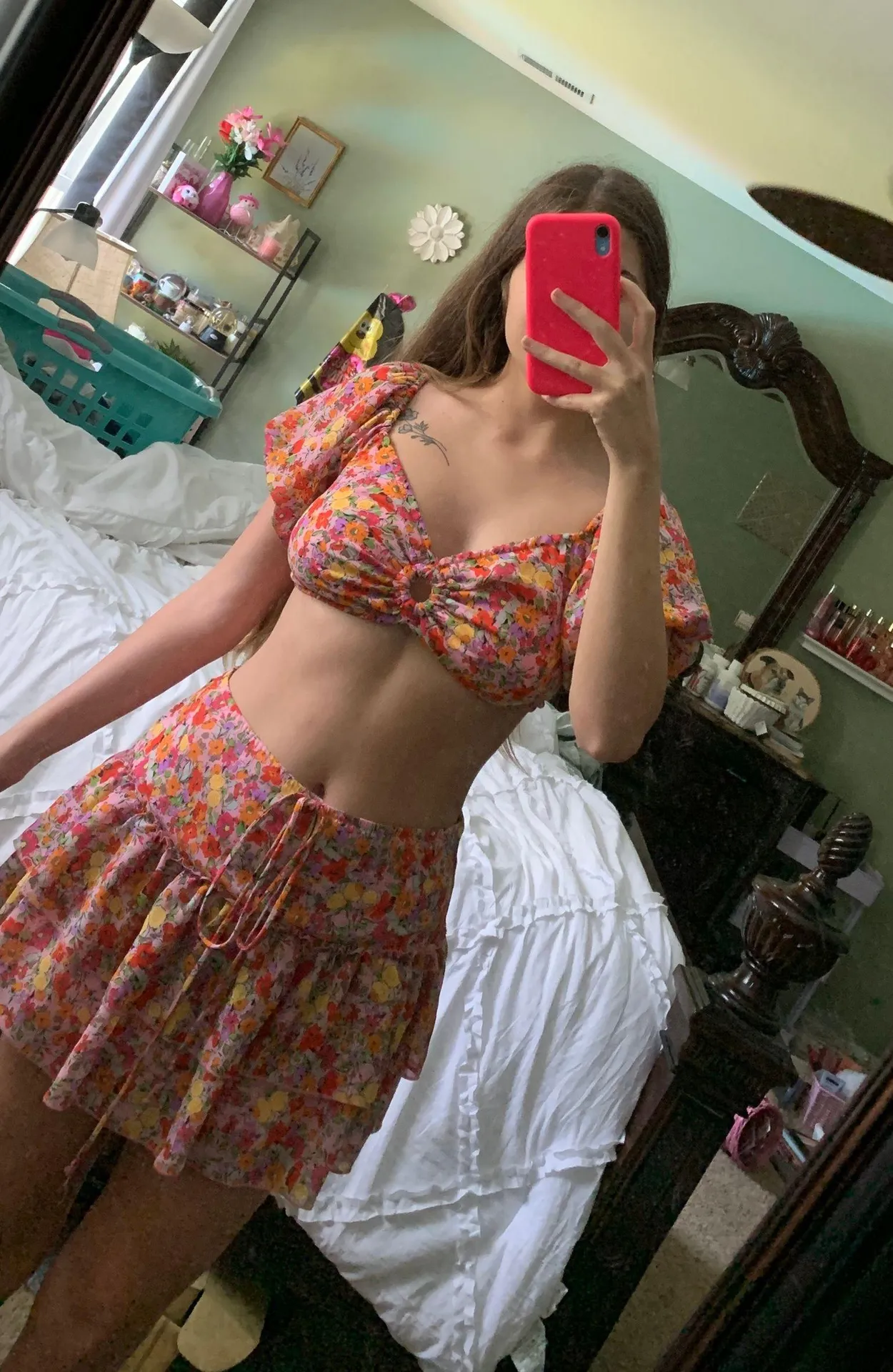 Wild Fable Floral Skirt - Image 2