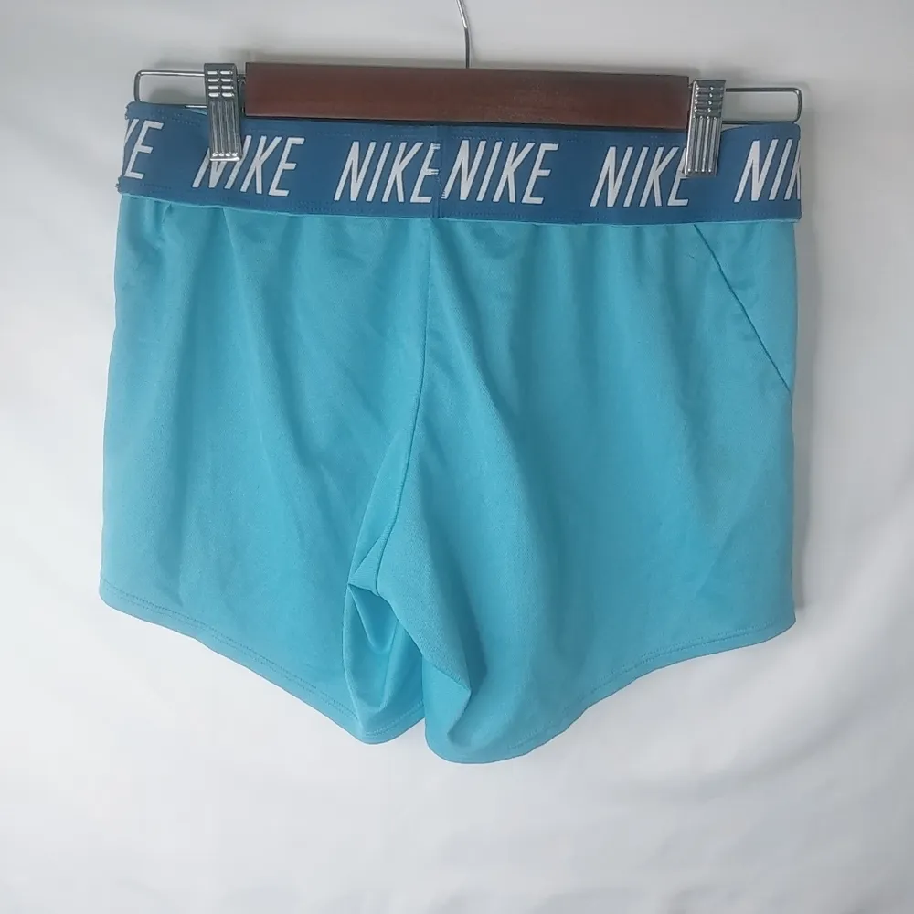 Nike S Dri-Fit Turquoise Running Shorts - Image 5