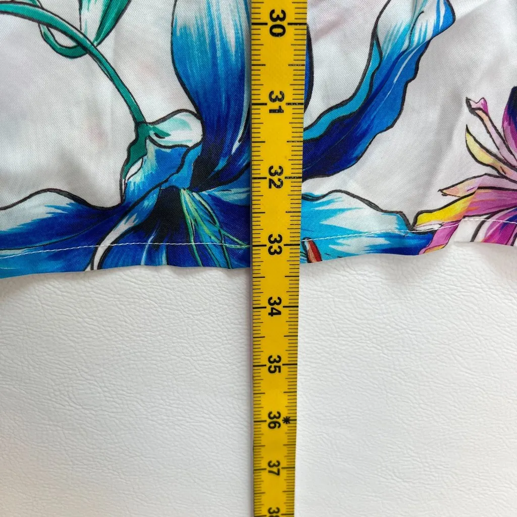 NWOT Johnny Was Floral Long Sleeves Embroidered Button-Down Shirt Dress Size S - Image 15