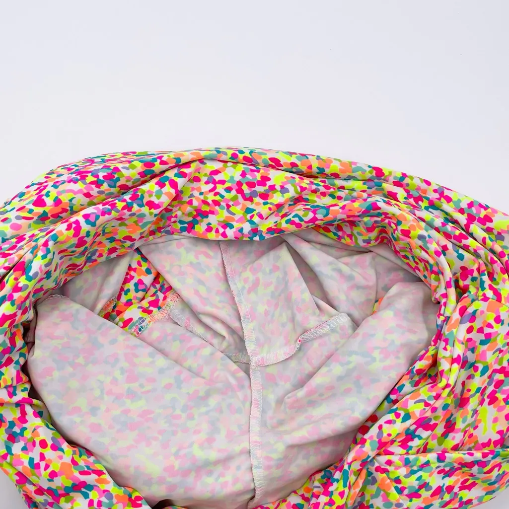 Tzu Tzu Sprinkles Skort Women's Size Medium Pleated Hem Colorful Stretch Tennis Pink - Image 4