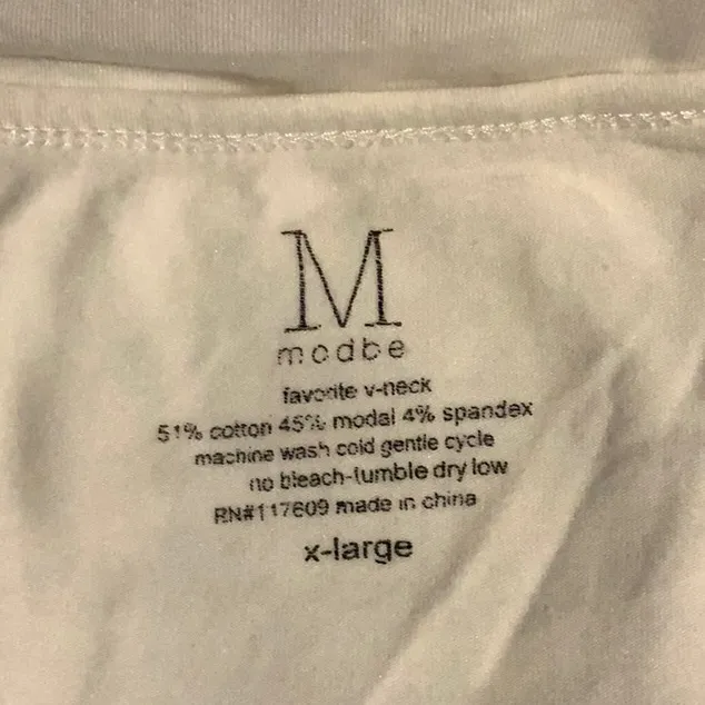 Women's White V - Image 4