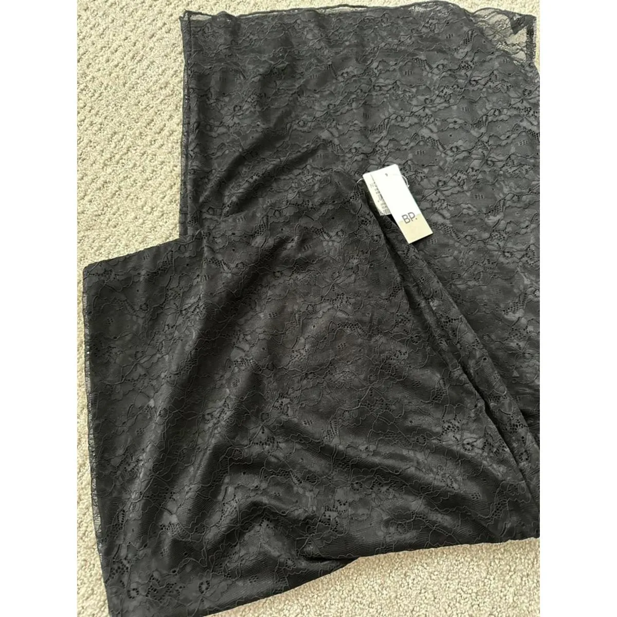 BP Floral Lace Maxi Skirt XX-Small BLACK NIGHT NWT XXS - Image 5