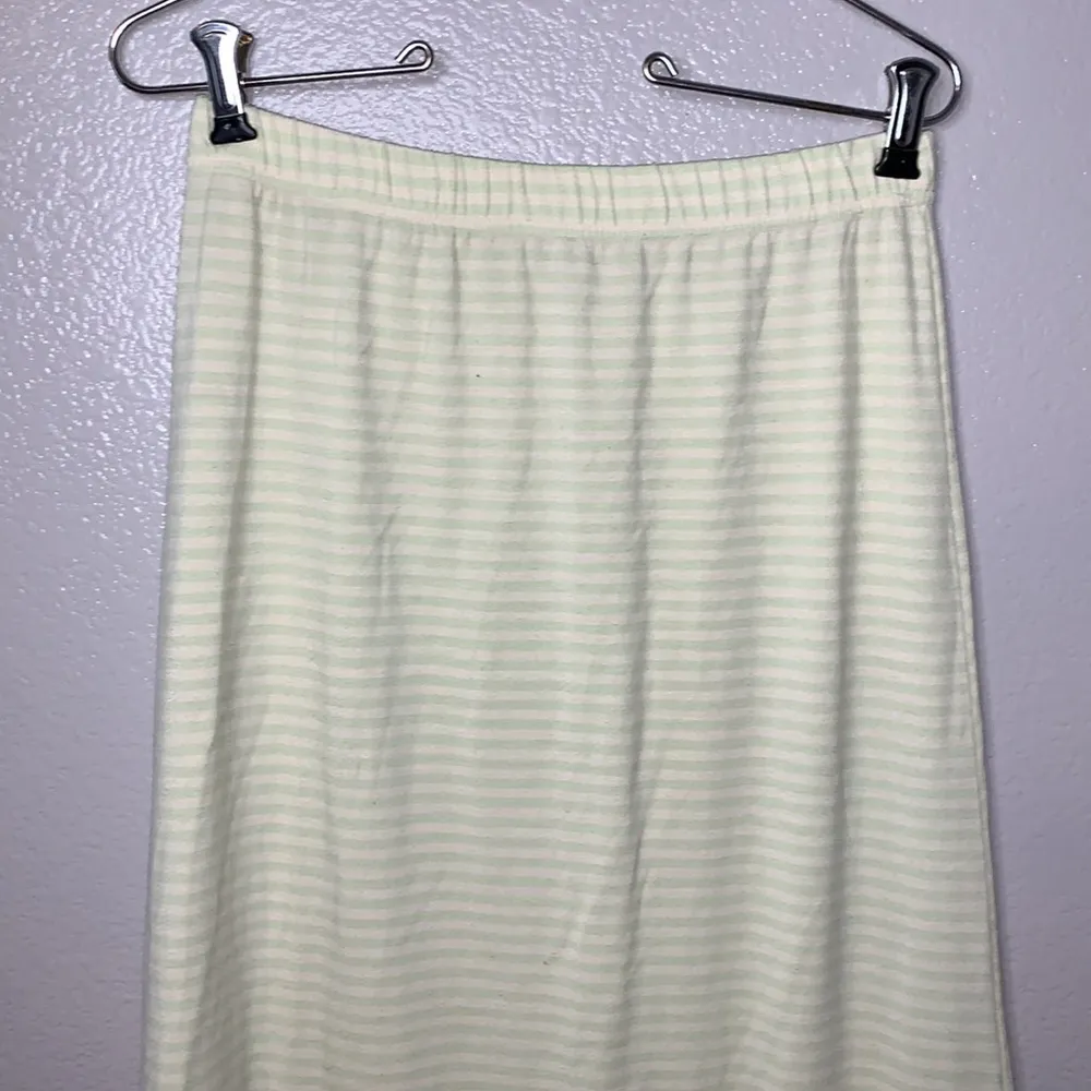 Nordstrom DE Collection light green striped maxi skirt - Image 2
