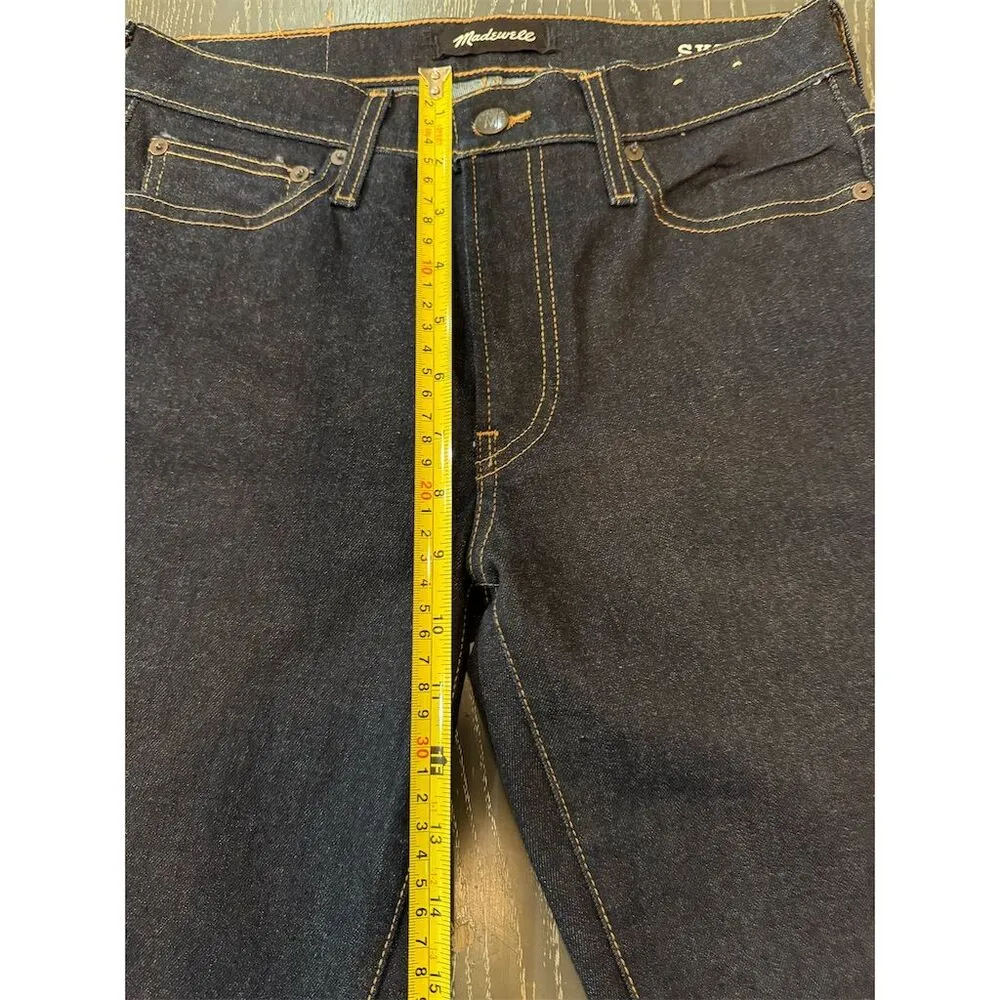 Madewell Women's Skinny Jeans Dark Wash Blue Size M - Image 8