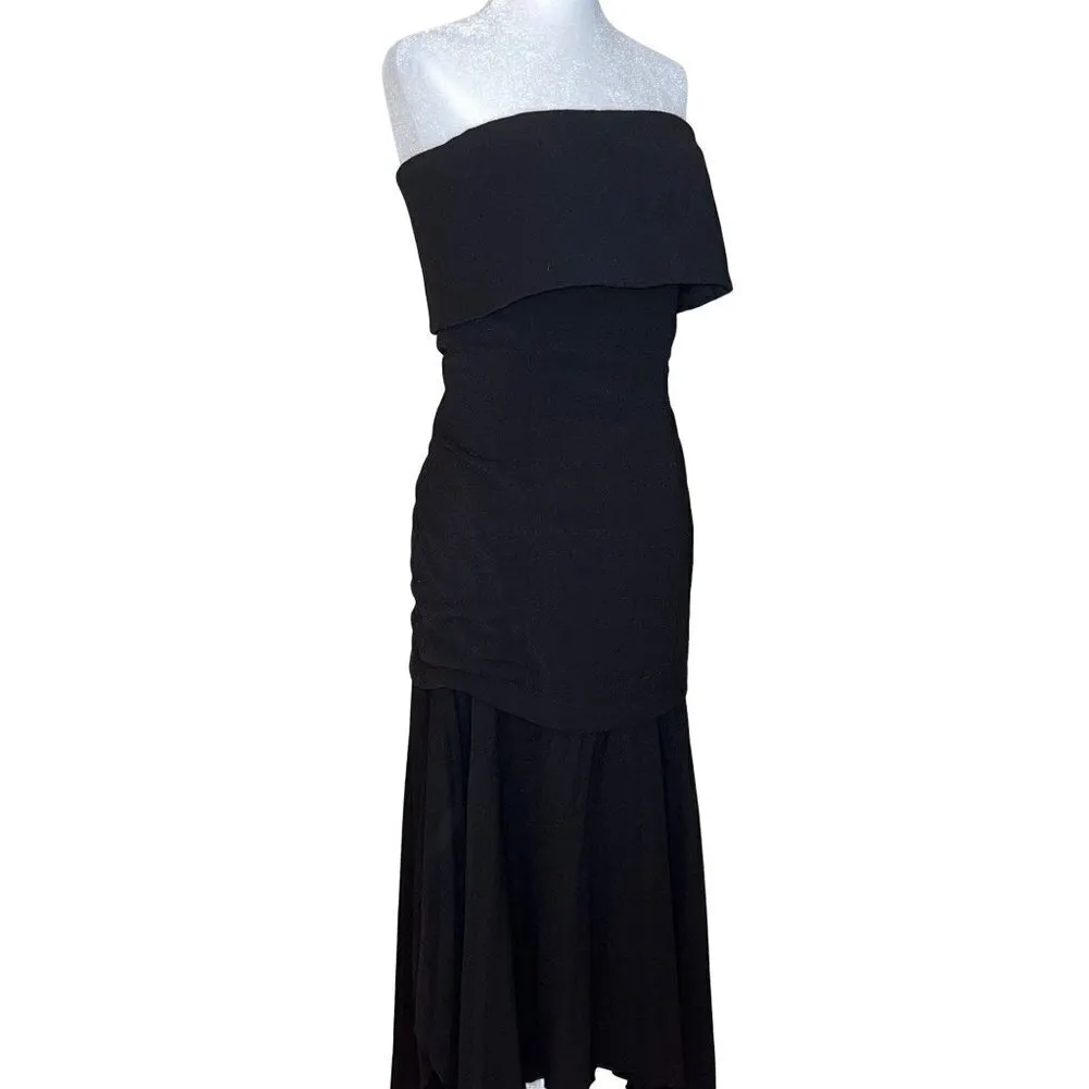 C/MEO COLLECTIVE Take Seriously Dress in Black Womens Long Maxi - Image 7