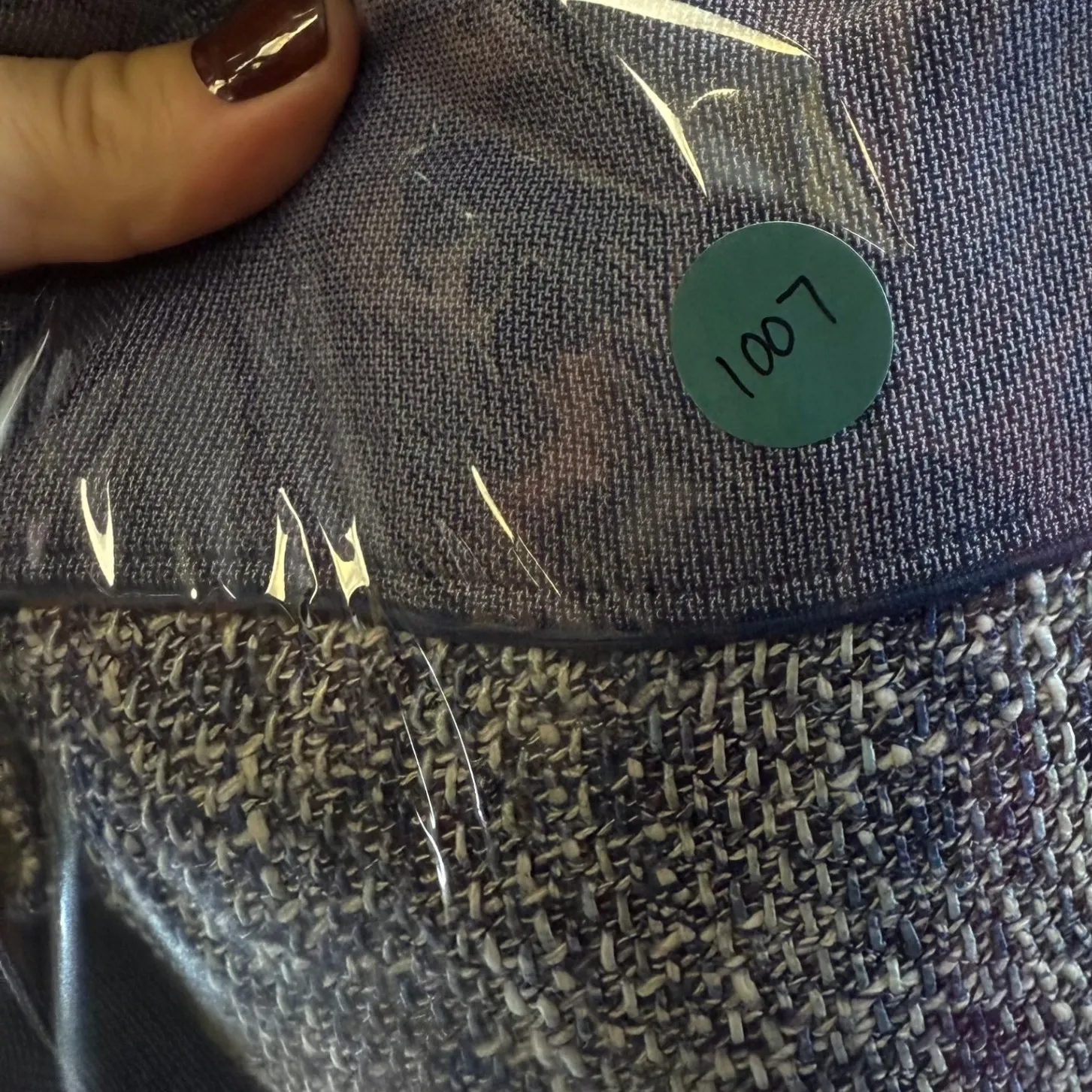 Elie Tahari Tweed‎ Trim Blazer Jacket Blue Neon Accent Women's (1007) - Image 6