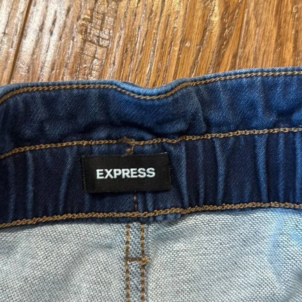 Express jogger super high rise jeans size 8 - Image 6