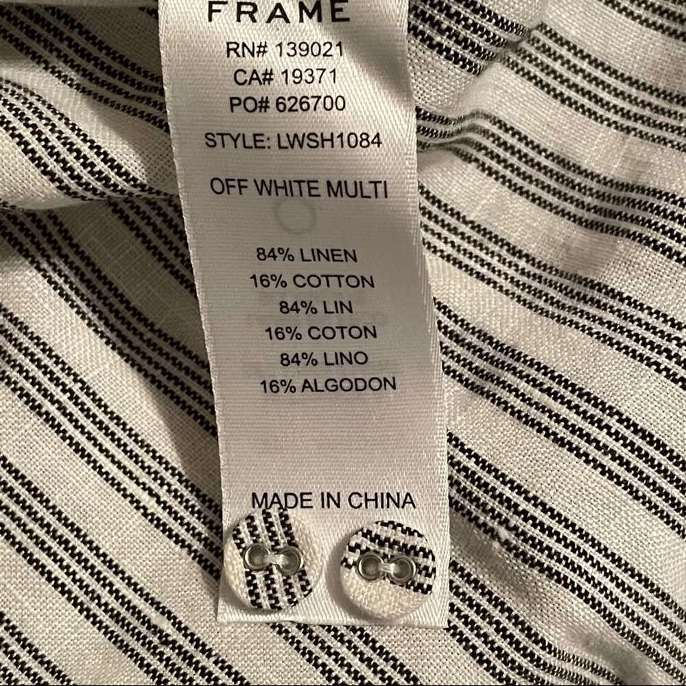 Women’s Frame Long Sleeve Button Down Shirt - Image 10