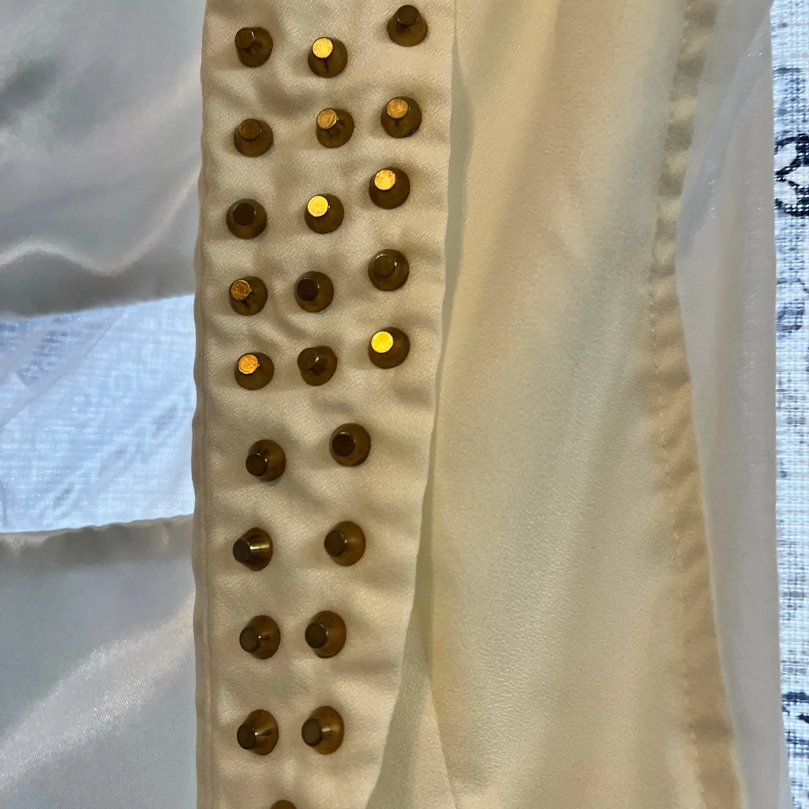 Daytrip  White Studded Vest‎ Size Small - Image 6