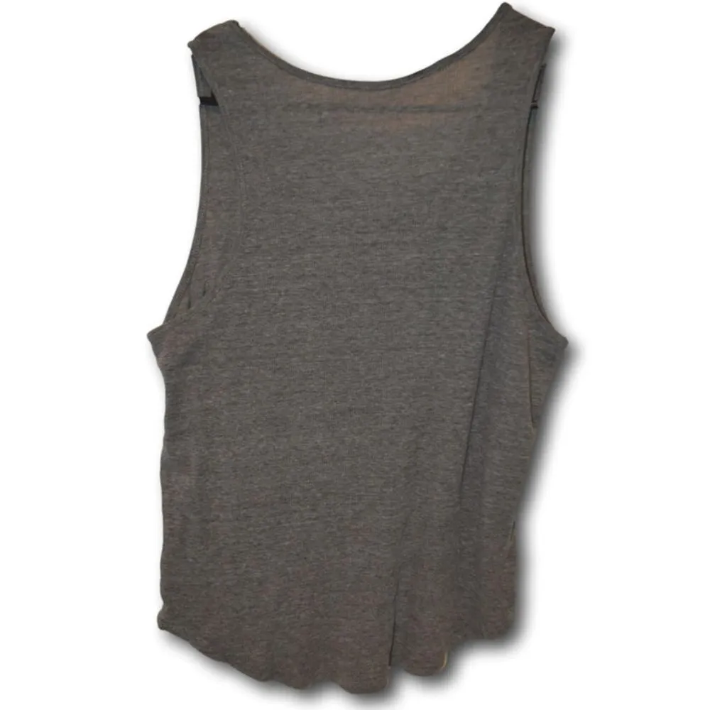 Good Ol' Grateful Dead Ribbed Grey Tank Top Gray Size L - Image 3