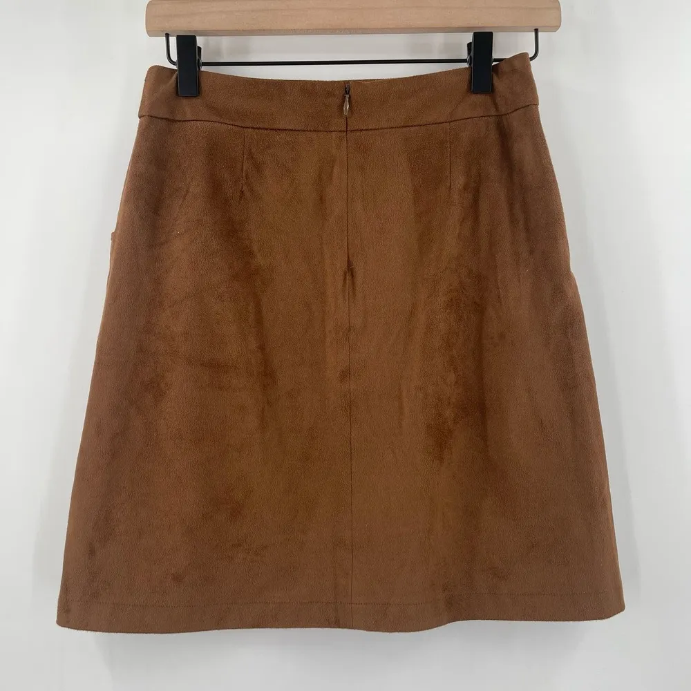 BB DAKOTA Skirt Size 0 Faux Suede Steve Madden Country Western Cowgirl Cowboy - Image 5