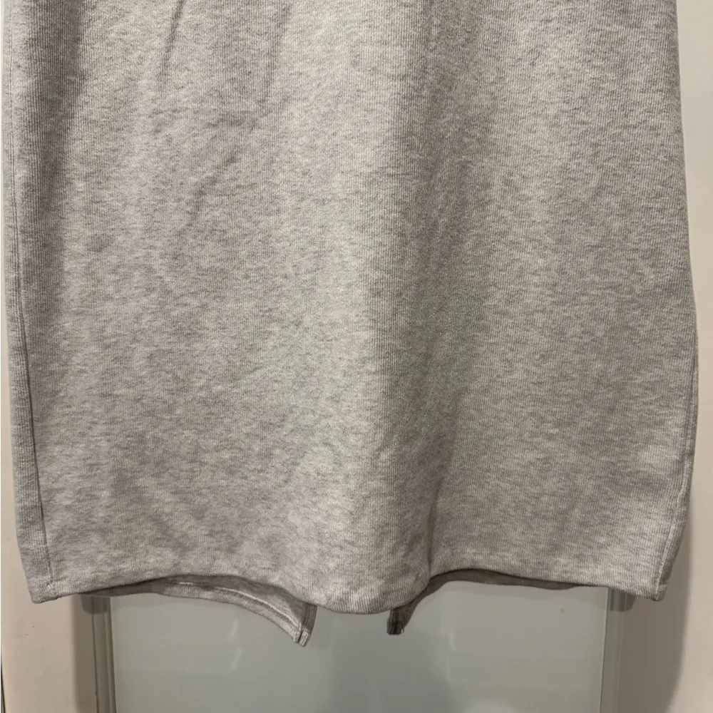 Old Navy Heather Gray Knit Maxi Skirt Size M | Soft Stretch Lounge Casual - Image 3