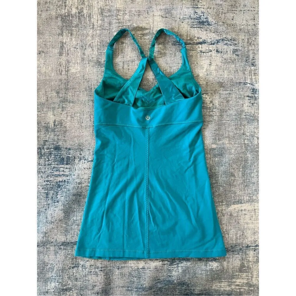 Lululemon Practice Daily Tank in Surge / Teal Size 4 - Image 4