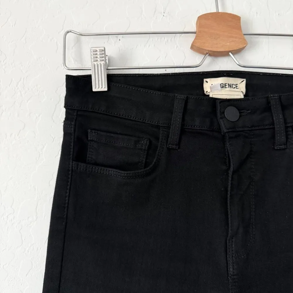 L’AGENCE Marguerite High Rise Skinny Jeans in Noir Black Size 26 - Image 11