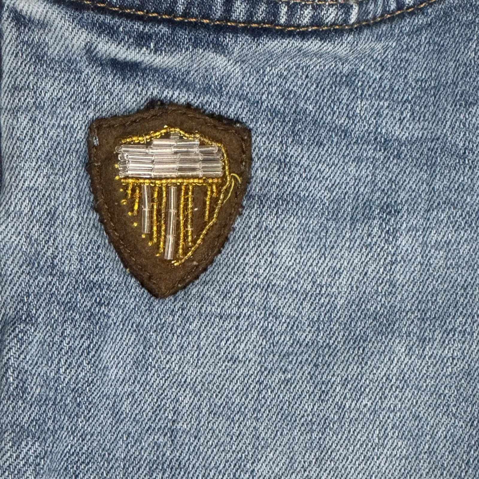 Lauren Ralph Lauren Women's 8 Premier Straight Ankle Jeans Light Wash Beaded - Image 5