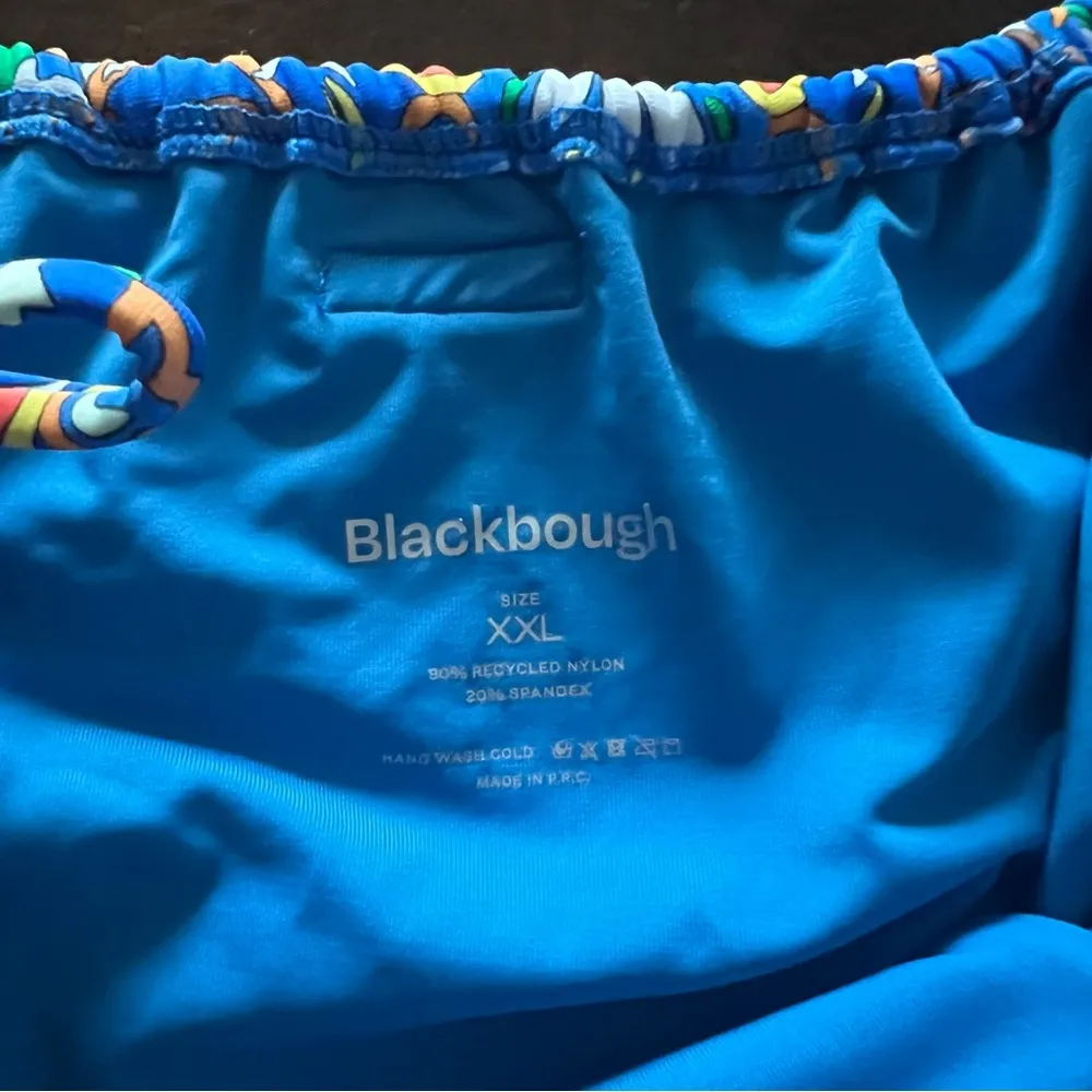 Blackbough Paisley Floral High Waist Side Tie Shell Detail Bikini Bottom XXL - Image 4