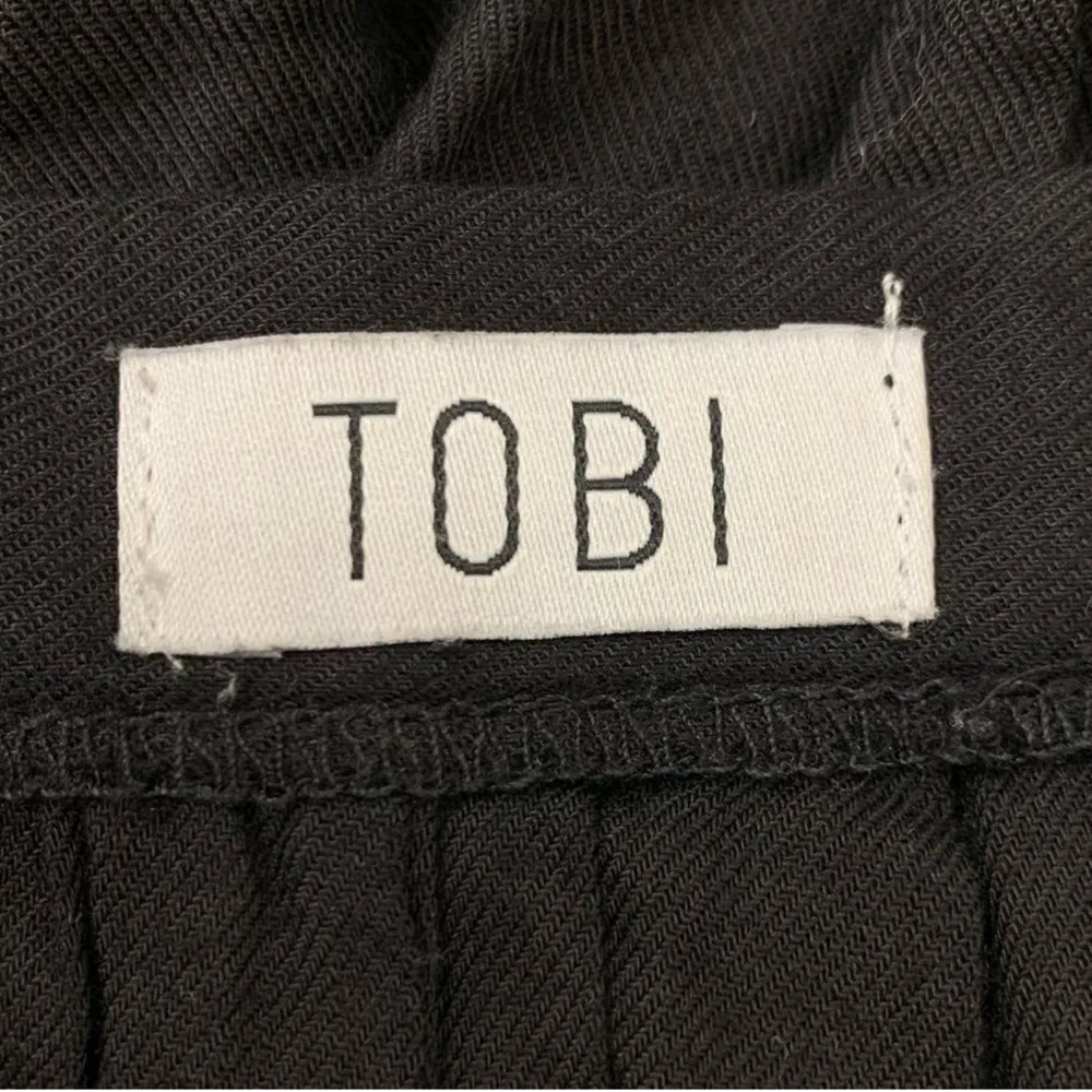 Tobi Black Pleated Mini Skirt, Size XS - Image 7