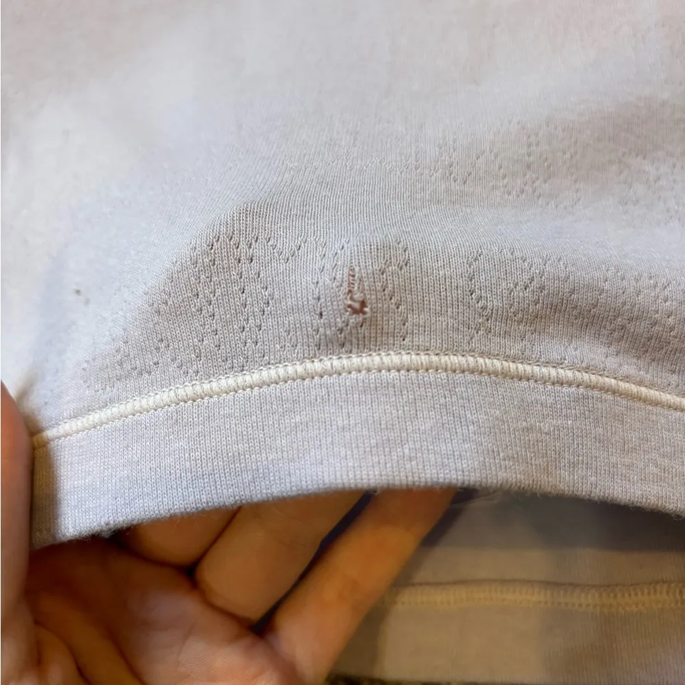 Skims Logo Pointelle Cropped Tee - Image 2