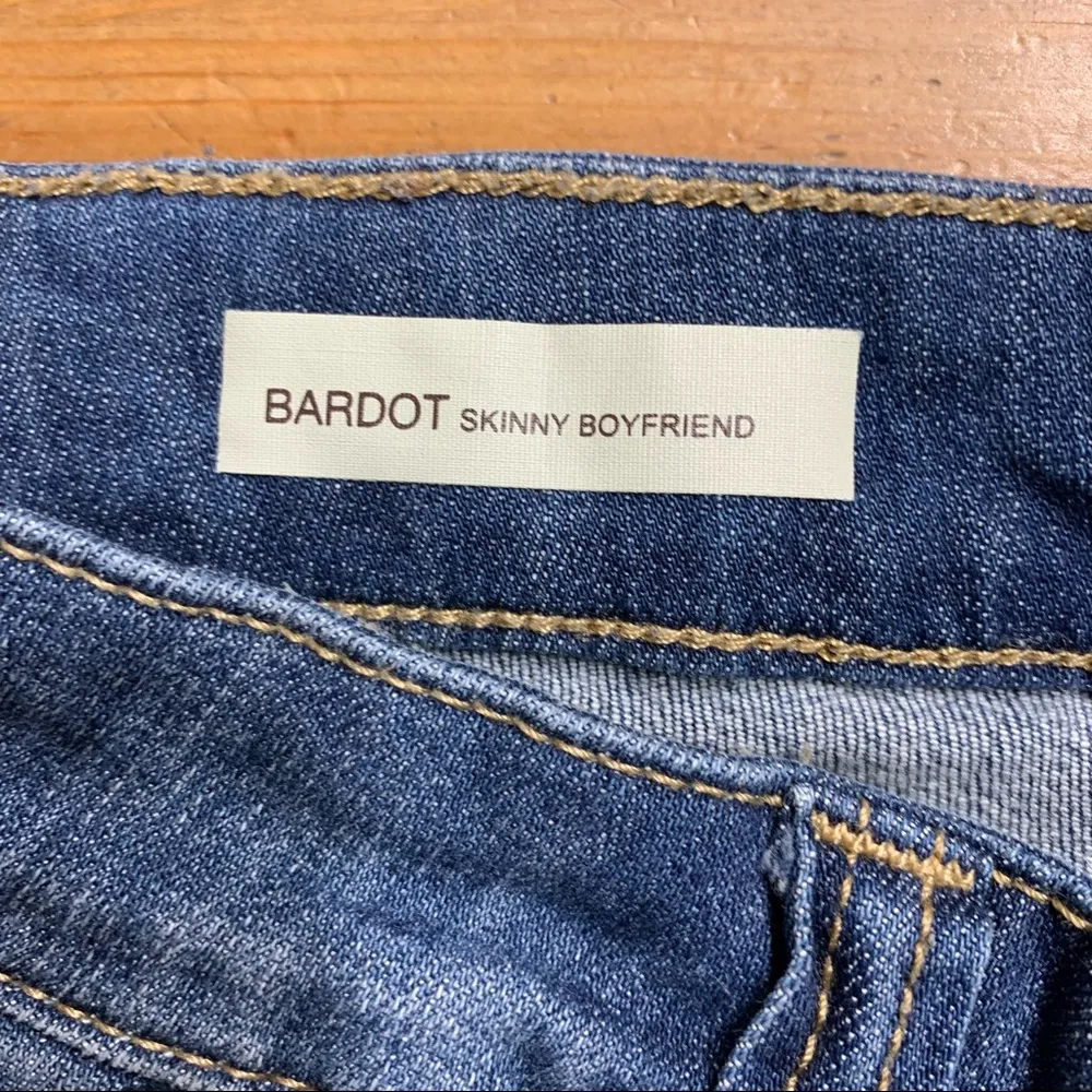 Kut From The Kloth Bardot Skinny Boyfriend Mid Rise Jeans Size 4 - Image 3