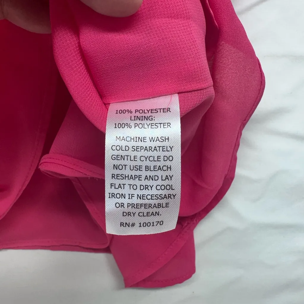 Emma & Olivia Vibrant Magenta Blouse Size XL NWT Pink - Image 3