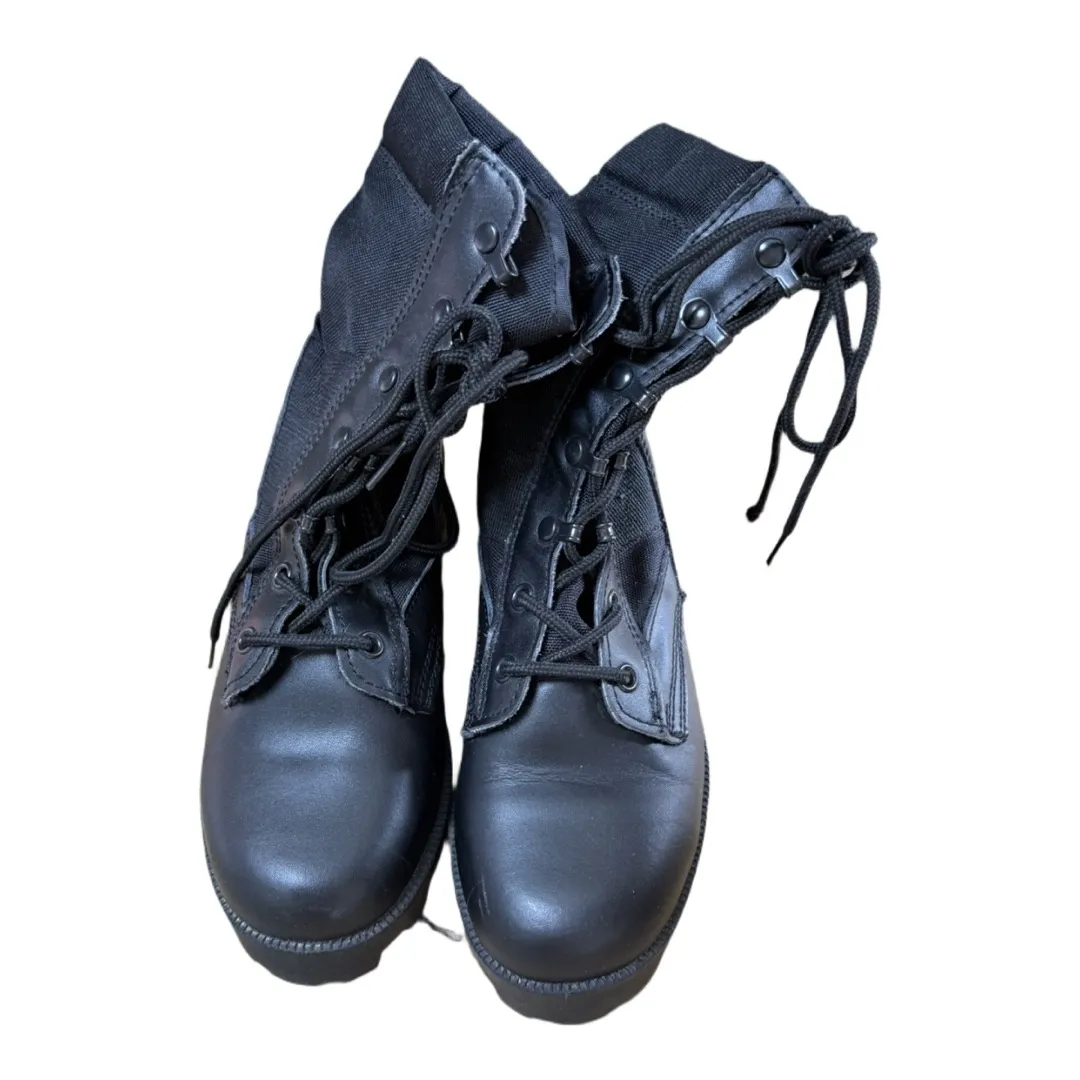 Rothco Combat Boot Cloth Ankle Boots Lace Up Size 6 Wonen's Black - Image 2