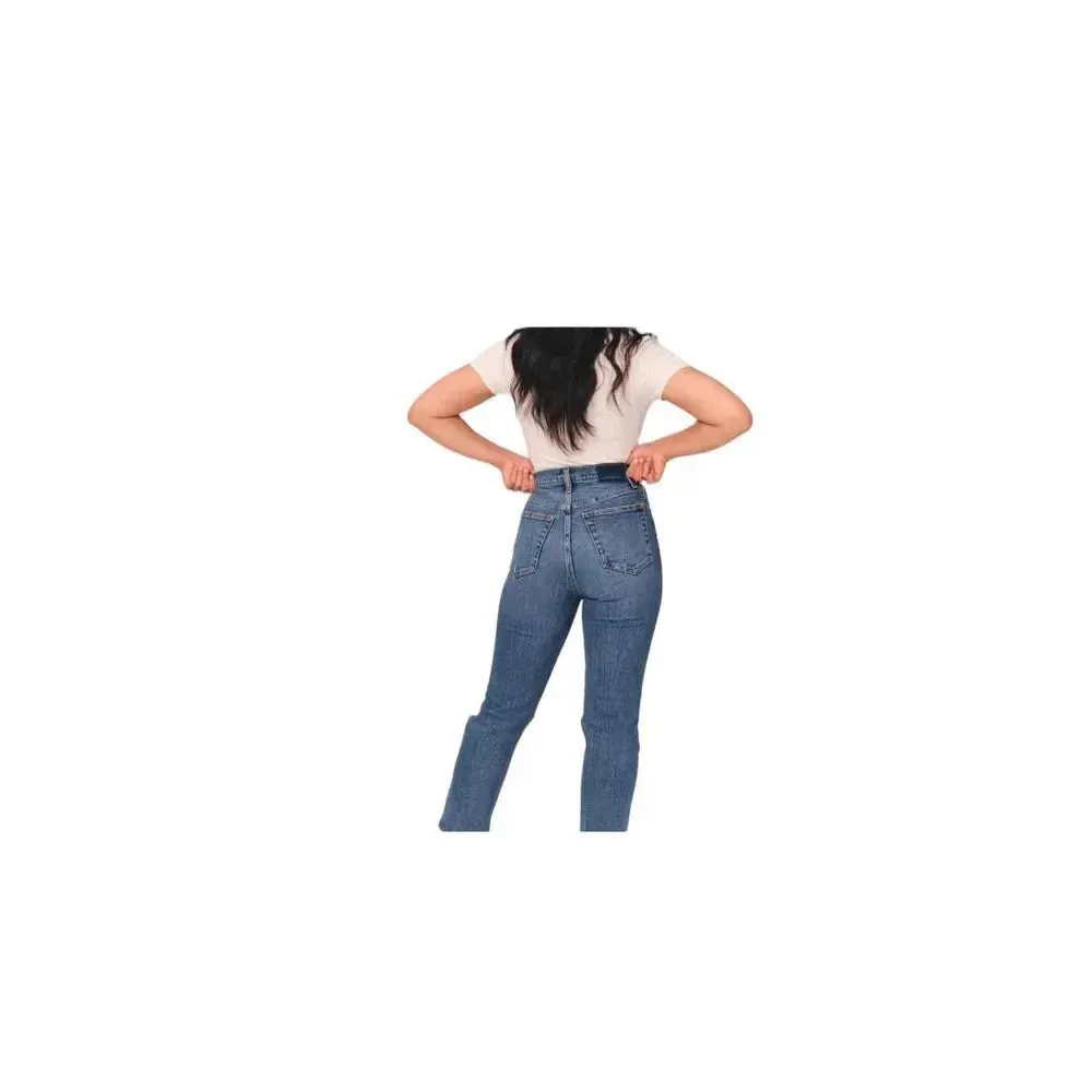 NWT Abercrombie & Fitch The Ankle‎ Straight ultra High Rise Size 33/16S - Image 2