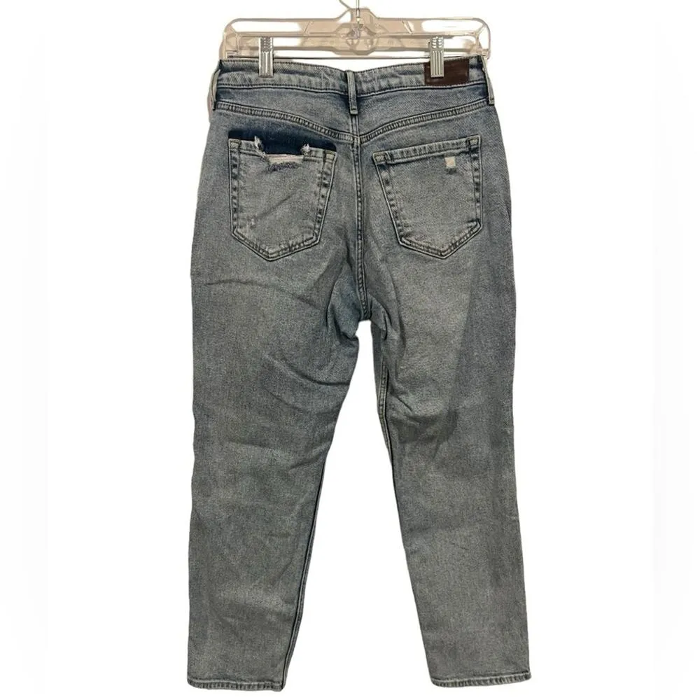 Hollister Vintage Straight Jeans Women 27/5R Curvy High Rise Mom Jean Light Wash - Image 2