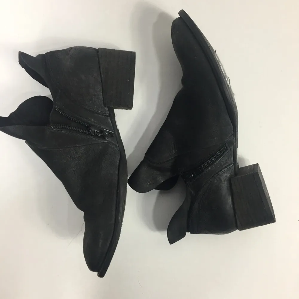 Seychelles Leather Booties Ankle Boots Black 7 - Image 9