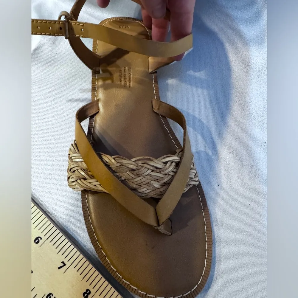 Toms Lexie Leather Braided Sandal size 8.5 - Image 5