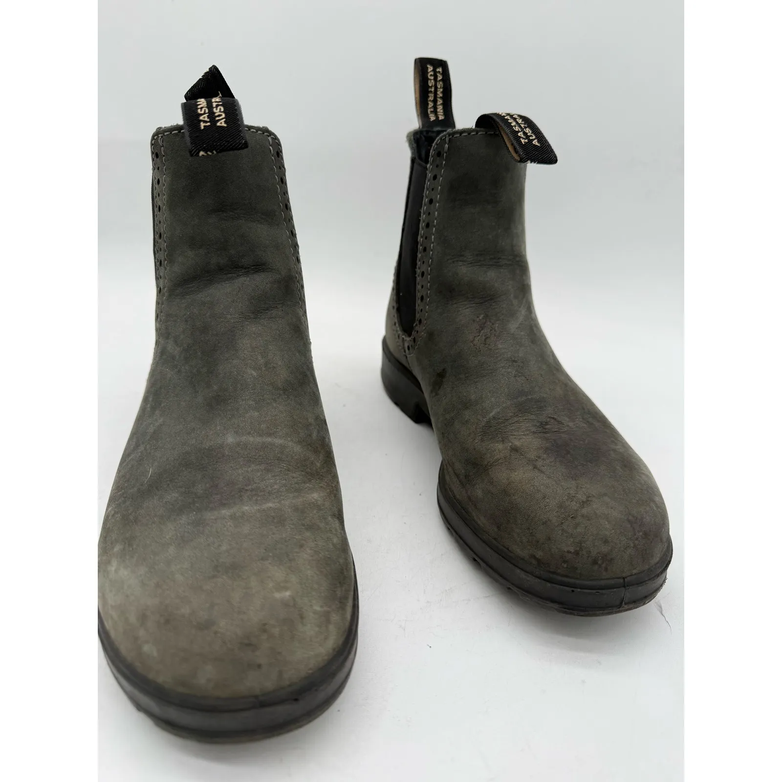 Blundstone Rustic Black Leather Pull-On Ankle Chelsea Boots Women's Size 7.5 - Image 5