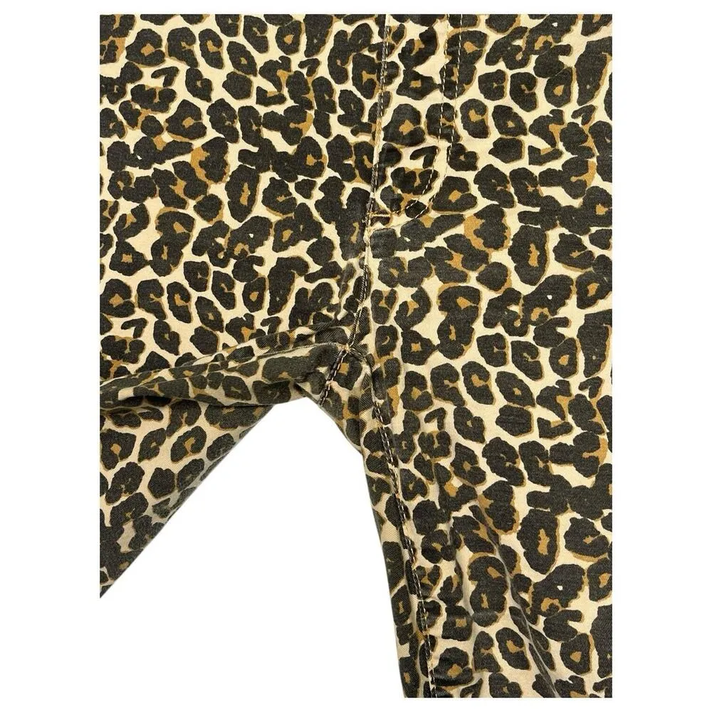 We The Free People Pants Womens 25 Brown Leopard Skinny Jeggings Wobwife - Image 7