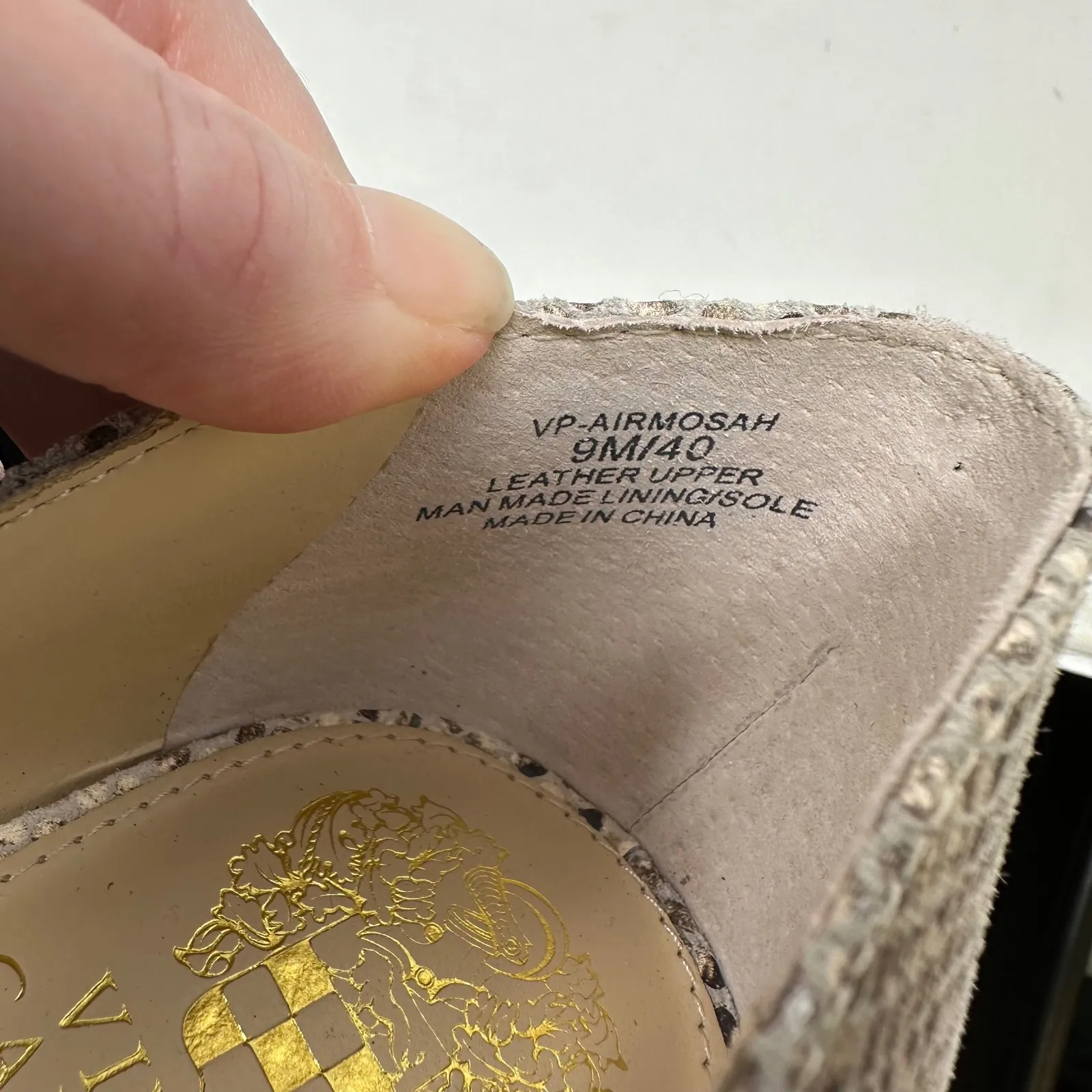 Vince Camuto Airmosah Snakeskin Stiletto Pointed Toe Pumps 9 - Image 7