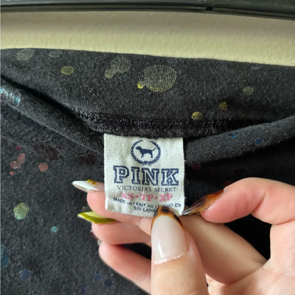 Pink Victorias Secret Foldover Cropped Yoga Pants - Image 7