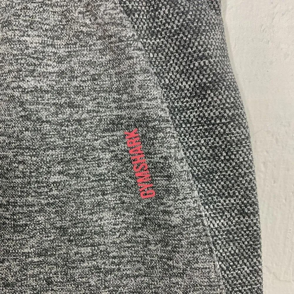 Gymshark  Charcoal Marl Pink Flex Cycling Shorts XS - Image 2