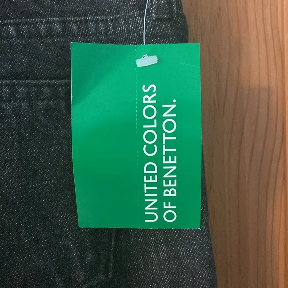 United Colors of Benetton Size 44 Women's Black Boot Cut Jeans NWT US 31 Size M - Image 5