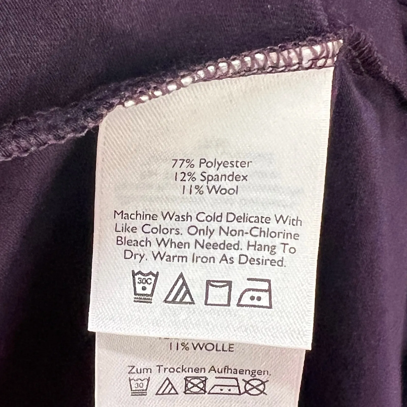 Eddie Bauer Travex Midi Dress Women S Purple Twist Knot Outdoor UPF50+ Fit Flare - Image 12