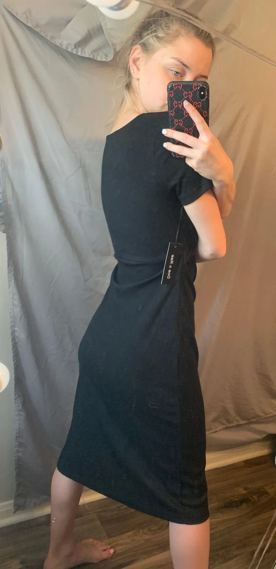 Doe & Rae Ribbed Midi Dress - Image 4