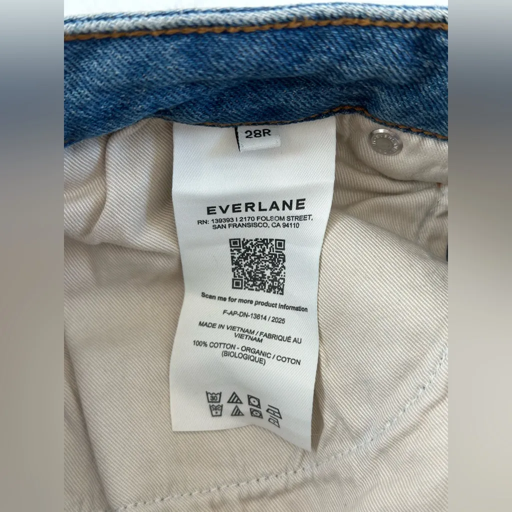 Everlane Loose Curve Jean in Tungsten Bright, Size 28 - Image 9