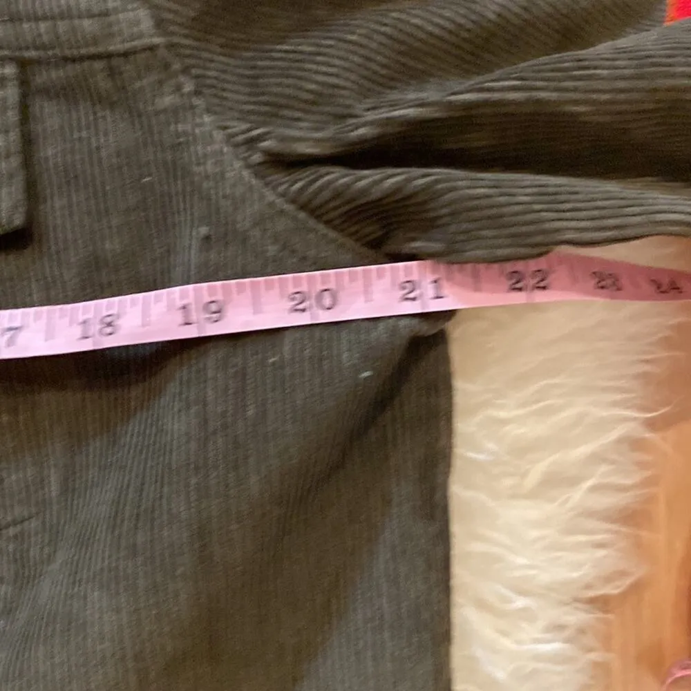 The Quacker Factory Autumn Corduroy Button Jacket Beaded Embroidered NWT Sz M - Image 11