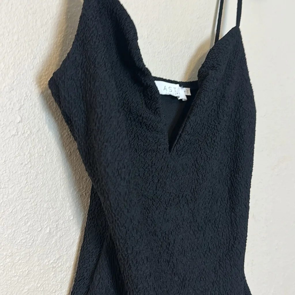 ASTR THE LABEL Women's Fia‎ Knit Bodysuit Size Small in Black - Image 4