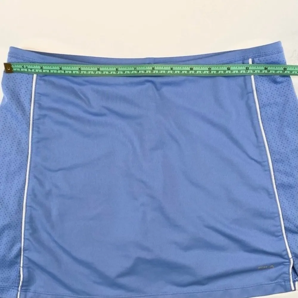 FILA Skort Tennis Golf Blue Medium with Ball Pockets Mini Athletic Performance - Image 6